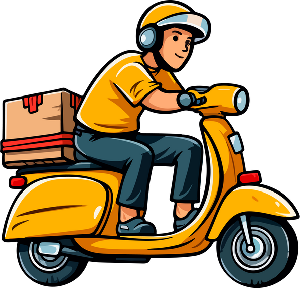 delivery scooter icon